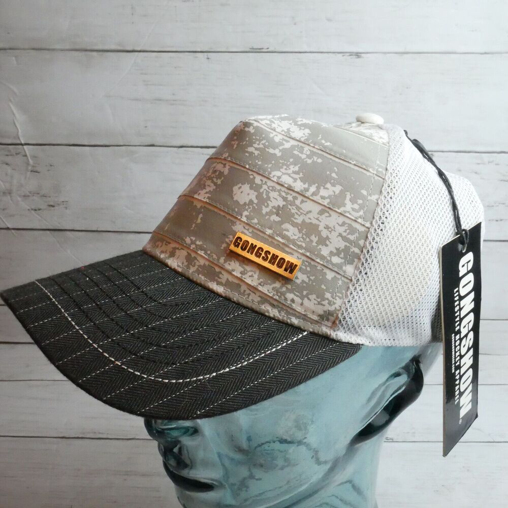 Gongshow Gear Put It On My Tape Baseball Adult Hat Black Gray Adjustable